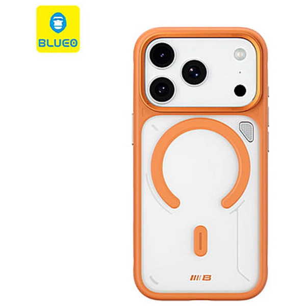 Чехол Blueo Frosted Anti-Drop Case for iPhone 17 Pro Max with MagSafe Orange (BL058-I17PMOR)