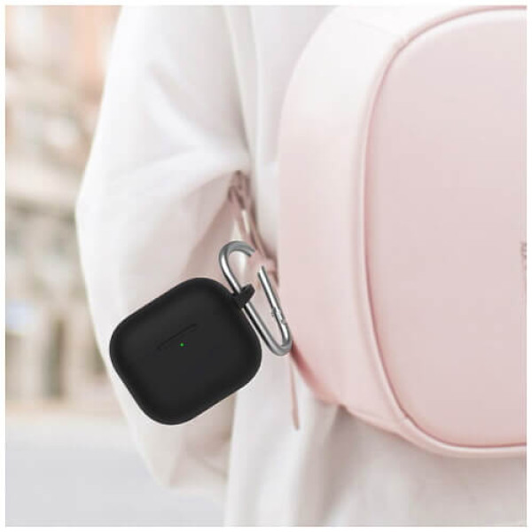 Чехол Blueo Liquid Silicone Case for Apple AirPods 3 with Carbine Sky Blue