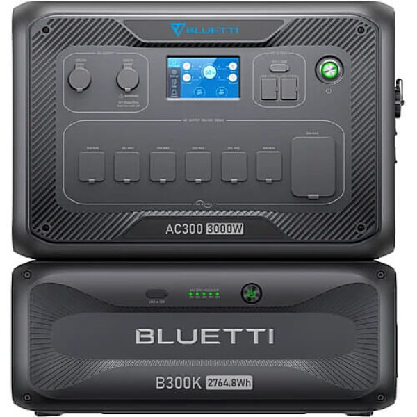 Комплект зарядной станции BLUETTI AC300 + battery module B300K