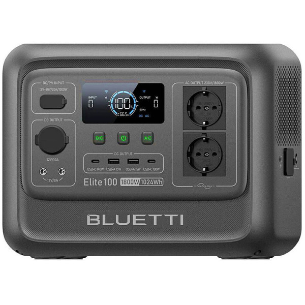 Зарядная станция BLUETTI Elite 100 V2 (P-EL100V2-EU-GY-BL-010)