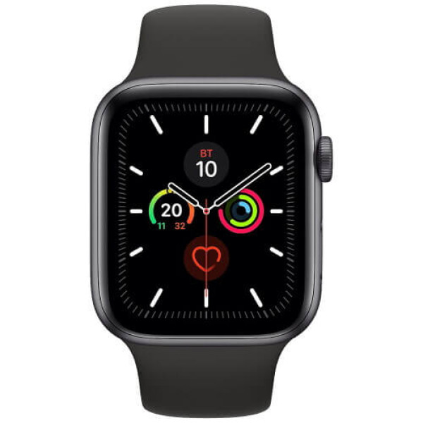 б/у Apple WATCH Series 5 44mm GPS Space Gray Aluminium Case with Black Sport Band (MWVF2) (Хорошее состояние)