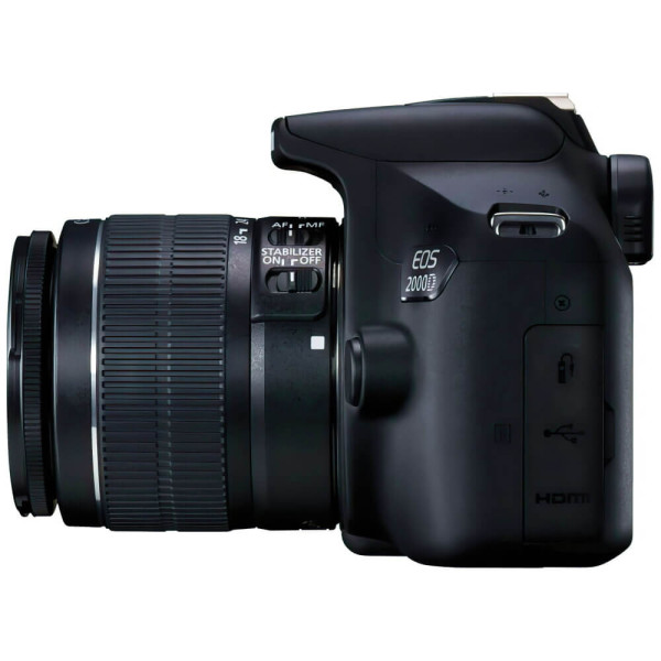 Зеркальный фотоаппарат Canon EOS 2000D kit (18-55mm) IS II (2728C008)