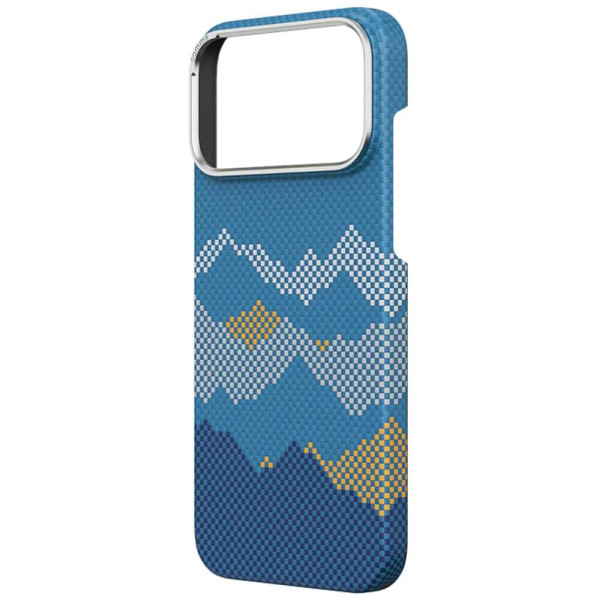 Чехол Comma Woven Ultra-Thin Kevlar Magnetic Shockproof Series for iPhone 17 Pro Max (Mountain View)
