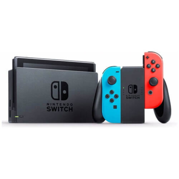 Портативная игровая приставка Nintendo Switch with Neon Blue and Neon Red Joy-Con ГАРАНТИЯ 3 мес.