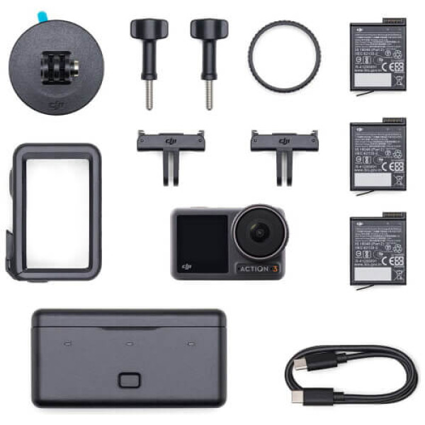 Экшн-камера DJI Osmo Action 3 Adventure Combo (CP.OS.00000221.01) ГАРАНТИЯ 3 мес.