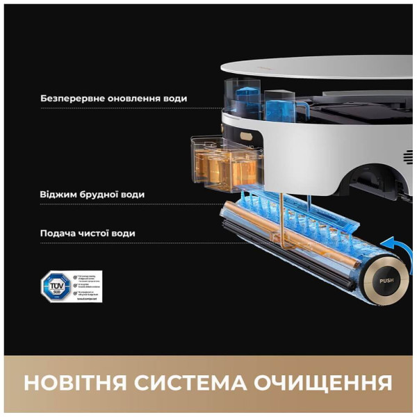 Робот-пылесос Dreame Aqua 10 Ultra Roller Complete Black (RLH71DE-1-bl) ГАРАНТИЯ 12 мес.