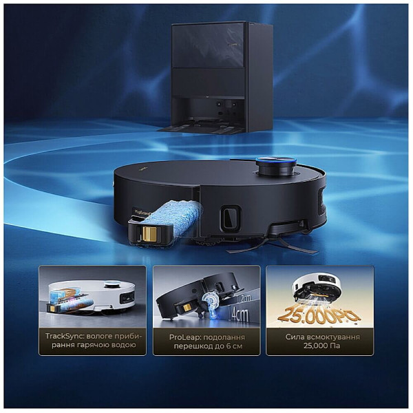 Робот-пылесос Dreame Aqua 10 Ultra Track Complete Black (RLR81CE-1-BL) ГАРАНТИЯ 3 мес.