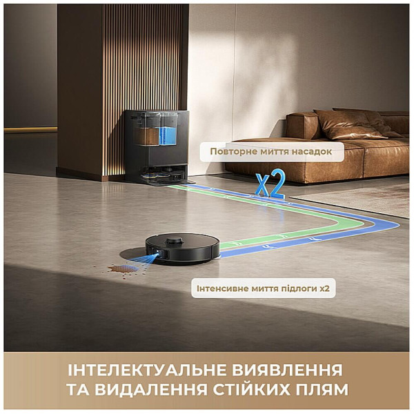 Робот-пылесос с влажной уборкой Dreame Matrix 10 Pro White (RLM61HE-Wh)