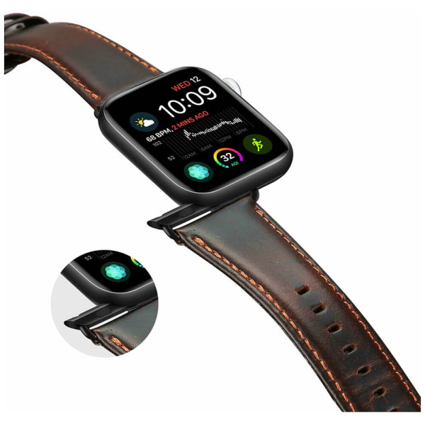 Ремешок Dux Ducis Business Series for Apple Watch 42/44/45/46/49mm (Coffee)
