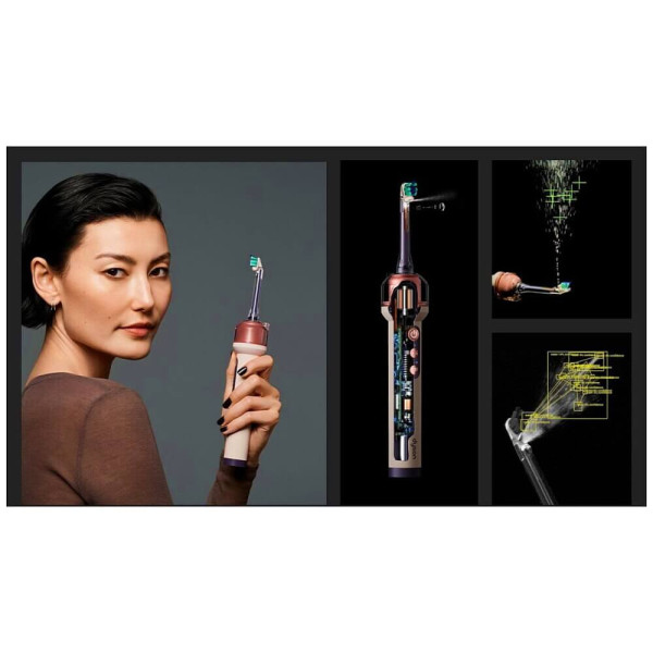 Электрическая зубная щетка + ирригатор Dyson CameraJet Ceramic Pink (638165-91)