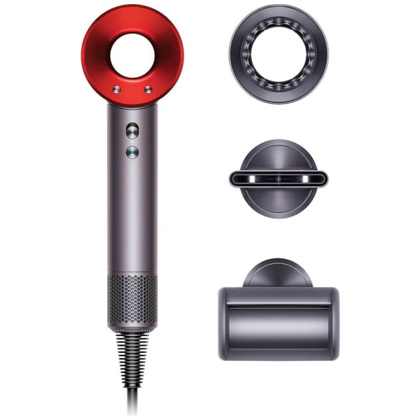 Фен Dyson HD08 Supersonic Nickel/Red (565266-01) ГАРАНТИЯ 12 мес.