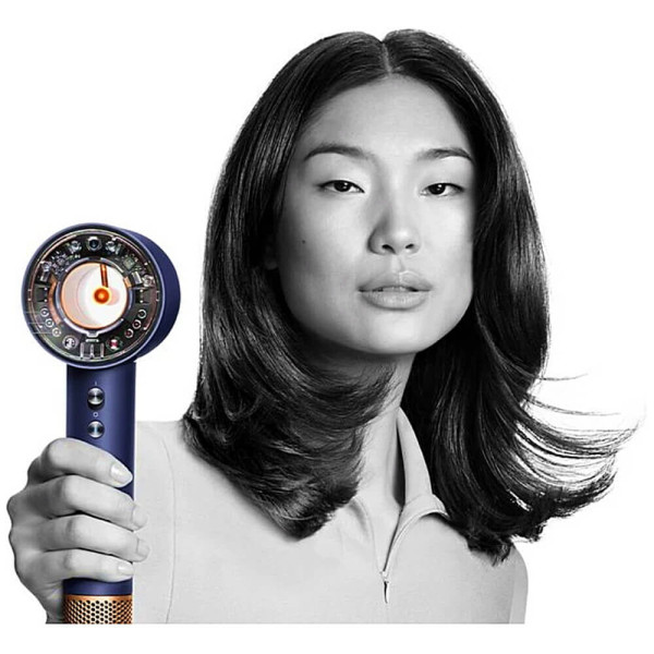 Фен Dyson Supersonic Nural Straight+Wavy Prussian Blue/Rich Copper (122612-01) ГАРАНТИЯ 3 мес.