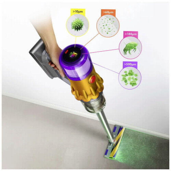 Вертикальный пылесос Dyson V12 Detect Slim Absolute 2023 (448884-01) ГАРАНТИЯ 3 мес.