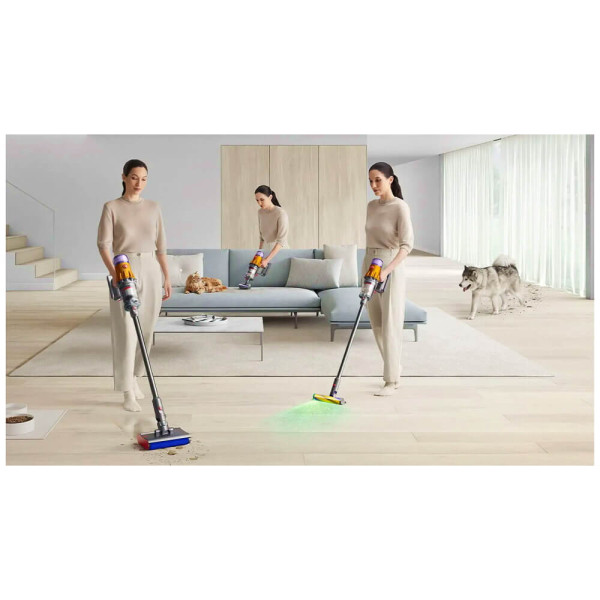 Вертикальный пылесос Dyson V12s Detect Slim Submarine Yellow/Nickel (485350-01) ГАРАНТИЯ 12 мес.