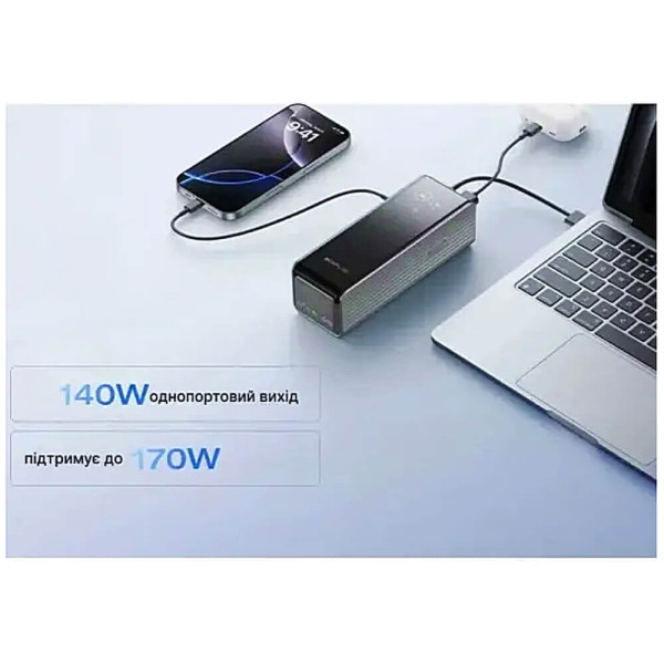 Внешний аккумулятор EcoFlow RAPID 25000mAh Black (EF-RAPID25K140W-B-EU) ГАРАНТИЯ 12 мес.