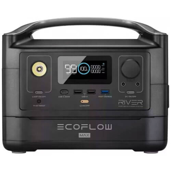 Зарядная станция EcoFlow RIVER Max (EFRIVER600MAX-EU, PB930425)