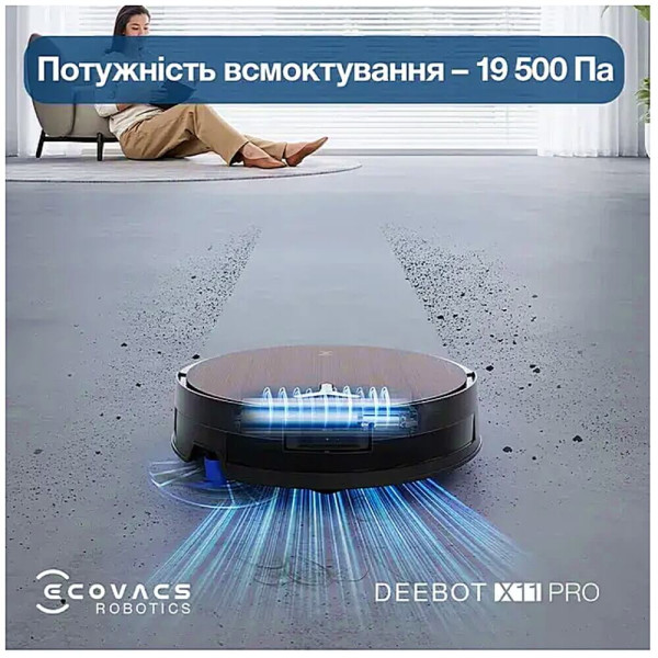Робот-пылесос с влажной уборкой ECOVACS Deebot X11 Pro Omni ГАРАНТИЯ 12 мес.