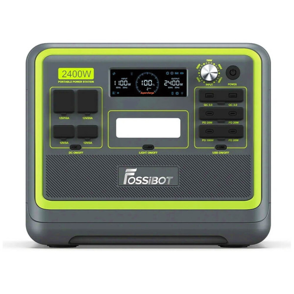 Зарядная станция Fossibot F2400 Green ГАРАНТИЯ 12 мес.