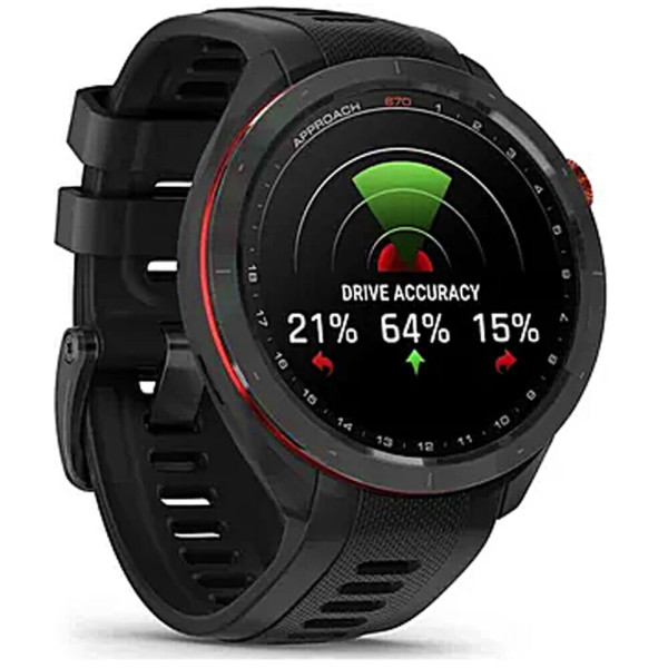 Смарт-часы Garmin Approach S70 47mm B. Ceramic Bezel w. Black S. Band (010-02746-02/12) ГАРАНТИЯ 12 мес.