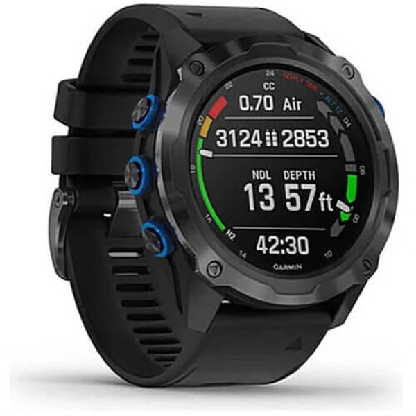 Смарт-часы Garmin Descent Mk2i Titanium Carbon Gray DLC with Black Band (010-02132-01/11) ГАРАНТИЯ 12 мес.