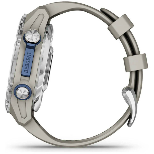 Смарт-часы Garmin Descent Mk3 43mm Stainless Steel with Fog Gray Silicone Band (010-02753-04/03) ГАРАНТИЯ 3 мес.