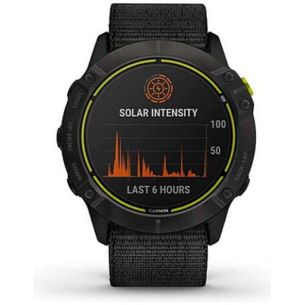 Смарт-часы Garmin Enduro Carbon Gray Titanium with Black UltraFit Nylon Strap (010-02408-01/11) ГАРАНТИЯ 3 мес.