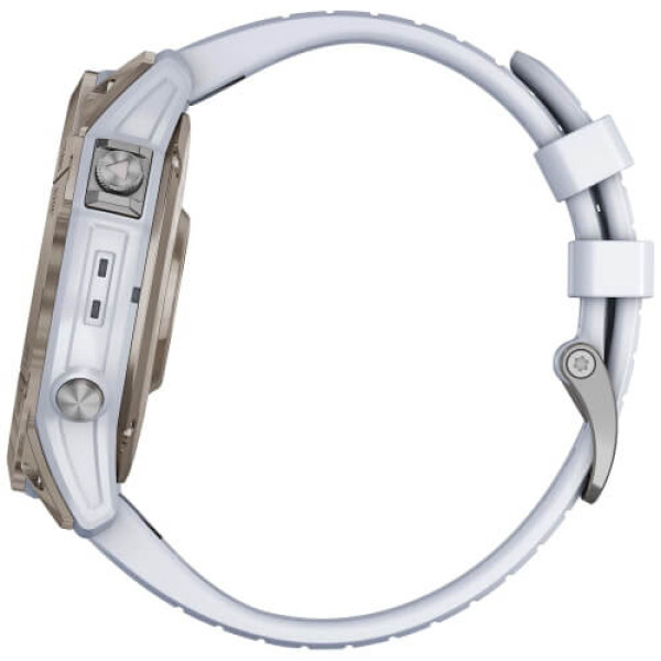 Смарт-часы Garmin Epix Pro Gen 2 Sapphire 47mm Titanium with Whitestone Band (010-02803-20/21) ГАРАНТИЯ 3 мес.