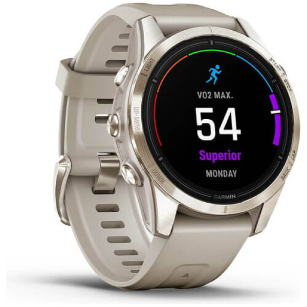 Смарт-часы Garmin Epix Pro Gen 2 Sapphire 42mm Soft Gold with Light S. Band (010-02802-10/11) ГАРАНТИЯ 3 мес.