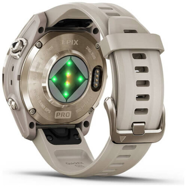 Смарт-часы Garmin Epix Pro Gen 2 Sapphire 42mm Soft Gold with Light S. Band (010-02802-10/11) ГАРАНТИЯ 12 мес.