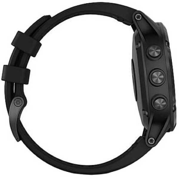 Смарт-часы Garmin Fenix 5 Plus Sapphire Black with Black Band (010-01988-00) ГАРАНТИЯ 3 мес.