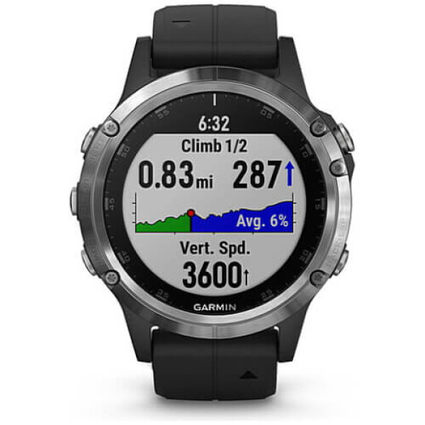 Смарт-часы Garmin Fenix 5 Plus Sapphire Silver (010-01988-11) ГАРАНТИЯ 12 мес.