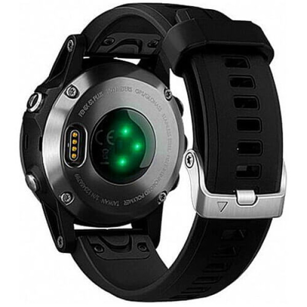 Смарт-часы Garmin Fenix 5 Plus Silver with Black Silicone (010-01988-60) ГАРАНТИЯ 3 мес.