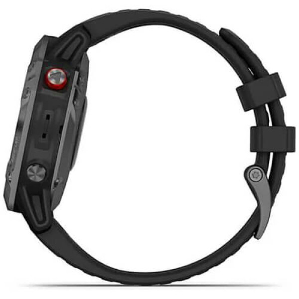 Смарт-часы Garmin Fenix 6 Pro Solar Edition Slate Gray With Black Band (010-02410-15) ГАРАНТИЯ 3 мес.
