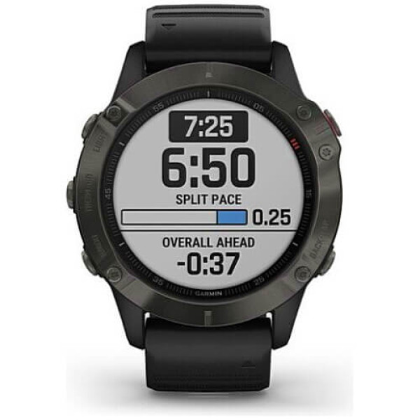 Смарт-часы Garmin Fenix 6 Carbon Gray DLC with Black Band (010-02158-11) ГАРАНТИЯ 12 мес.