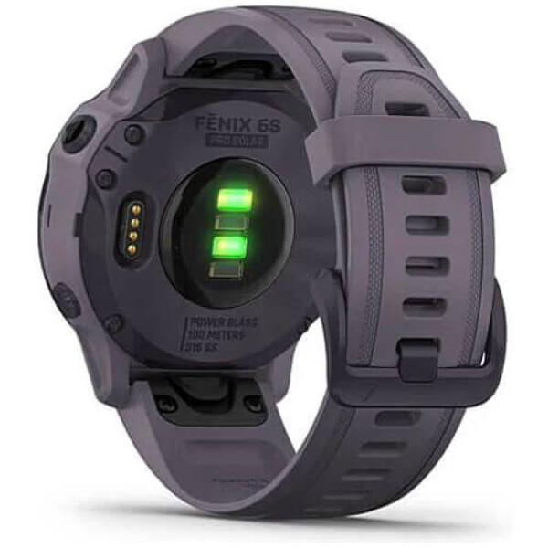 Смарт-часы Garmin Fenix 6S Pro Solar Edition Amethyst Steel with Shale Gray Band (010-02409-15) ГАРАНТИЯ 3 мес.