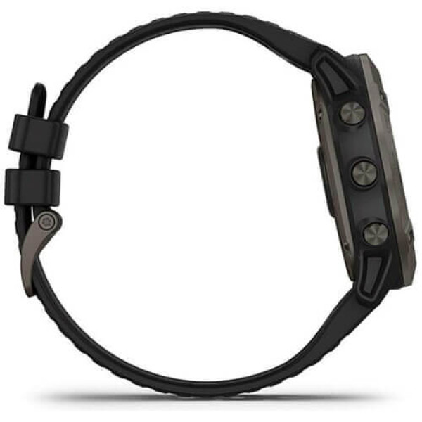 Смарт-часы Garmin Fenix 6X Pro Solar Titanium Carbon Gray DLC with Black Band (010-02157-21) ГАРАНТИЯ 3 мес.