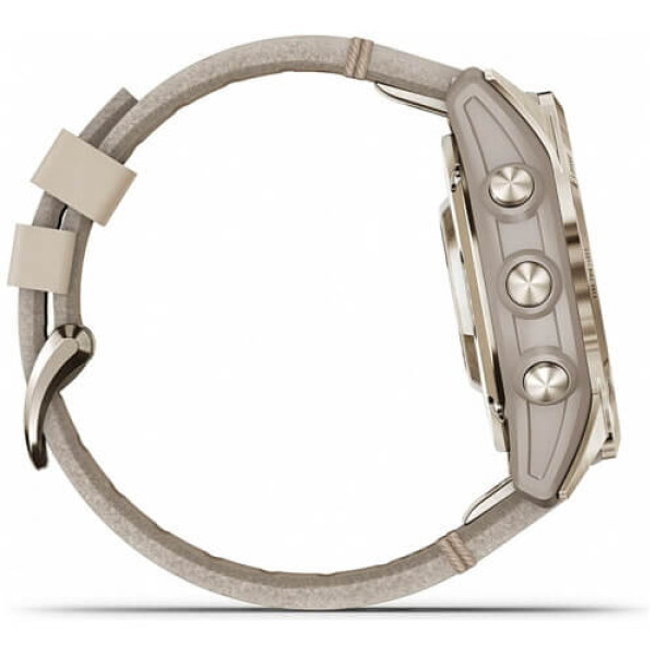 Смарт-часы Garmin Fenix 7S Pro Sapphire Solar Soft Gold with Limestone L. Band (010-02776-30) ГАРАНТИЯ 12 мес.