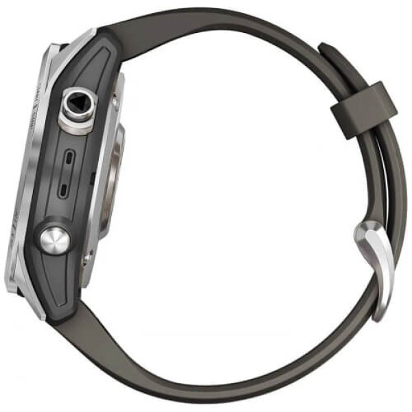 Смарт-часы Garmin Fenix 7S Silver with Graphite Band (010-02539-00/01) ГАРАНТИЯ 3 мес.