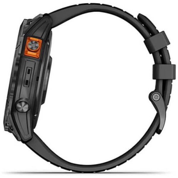 Смарт-часы Garmin Fenix 7X Pro Solar Slate Gray with Black Band (010-02778-00/01) ГАРАНТИЯ 12 мес.