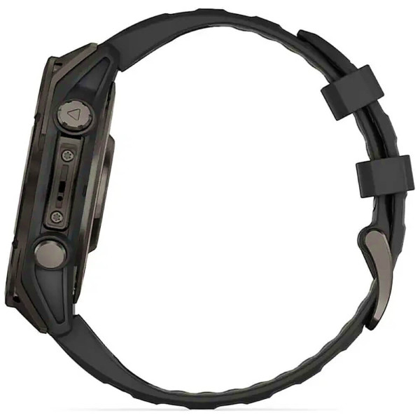 Смарт-часы Garmin Fenix 8 47mm AMOLED S Carbon Gray DLC Titanium w. Black/Pebble Gray S. Band (010-02904-20/21) ГАРАНТИЯ 12 мес.