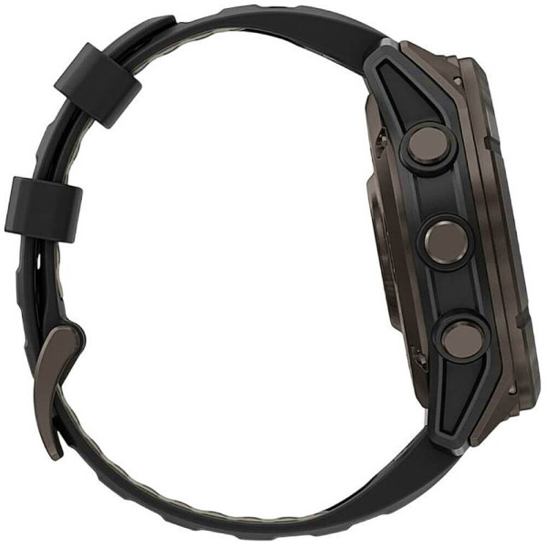 Смарт-часы Garmin Fenix 8 Pro 51 mm MicroLED Carbon Gray Titanium with Black/Pebble Gray (010-03380-00/01/05) ГАРАНТИЯ 3 мес.