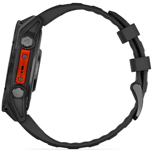 Смарт-часы Garmin Fenix 8 51mm AMOLED Slate Gray with Black Silicone Band (010-02905-00) (Уценка)