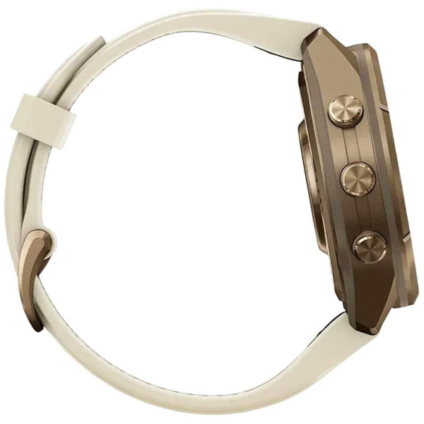 Смарт-часы Garmin Fenix 9 Pro 43mm Autumn Gold Titanium with Cream/French Gray Silicone Band (010-04335-25/26) ГАРАНТИЯ 3 мес.