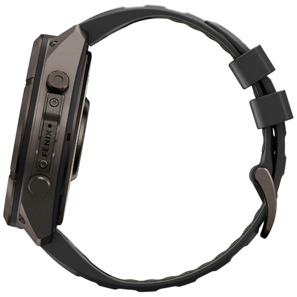 Смарт-часы Garmin Fenix 9 Pro inReach 47mm Carbon Gray DLC Titanium w. Black/Pebble Gray Silicone B. (010-04336-10/11) ГАРАНТИЯ 3 мес.