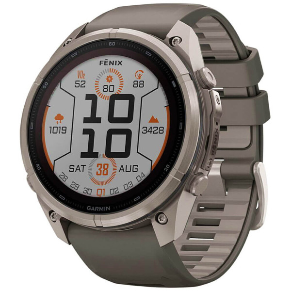 Смарт-часы Garmin Fenix 9 Pro Solar 51mm Titanium with Pebble Gray/Silver Gray Silicone Band (010-04339-05/06) ГАРАНТИЯ 12 мес.