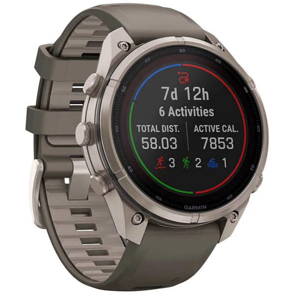 Смарт-часы Garmin Fenix 9 Pro inReach Solar 51mm Titanium with Pebble Gray/Silver Gray Silicone Band (010-04339-00/01) ГАРАНТИЯ 3 мес.