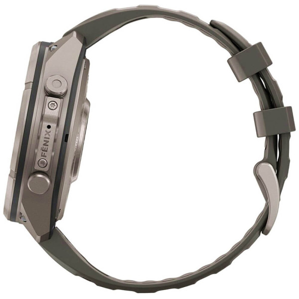 Смарт-часы Garmin Fenix 9 Pro inReach Solar 51mm Titanium with Pebble Gray/Silver Gray Silicone Band (010-04339-00/01) ГАРАНТИЯ 3 мес.