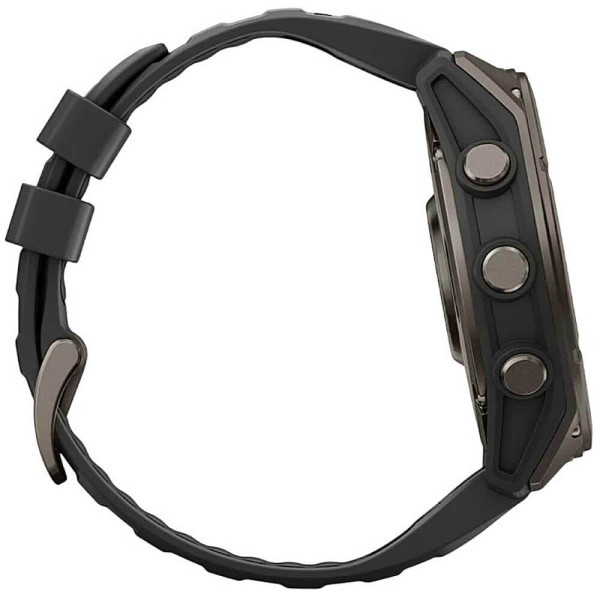 Смарт-часы Garmin Fenix 9 51mm Carbon Gray DLC Titanium with Black Silicone Band (010-04763-10/11) ГАРАНТИЯ 3 мес.