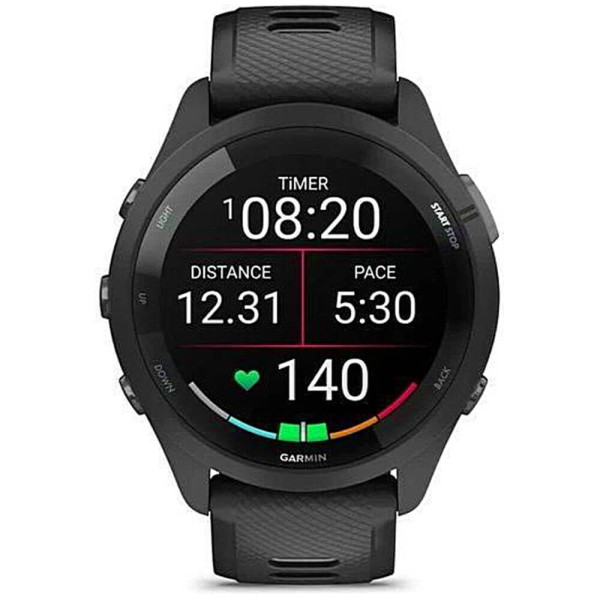 Смарт-часы Garmin Forerunner 265 Black Bezel and Case w. Black/Powder Gray Silicone Band (010-02810-00/10/50) ГАРАНТИЯ 3 мес.
