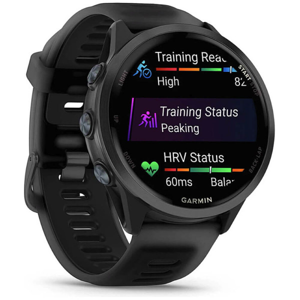 Смарт-часы Garmin Forerunner 570 47mm Slate Gray Aluminum w. Translucent Black/Black Band (010-02971-00/40) ГАРАНТИЯ 3 мес.
